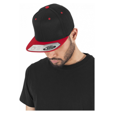 110 Fitted Snapback - black/red