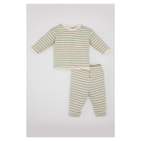 DEFACTO Baby Boy Striped Bottom Ribbed Camisole T-Shirt 2 Set