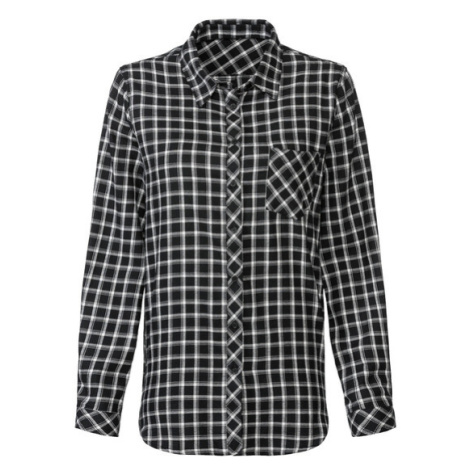 esmara® Dámská flanelová košile (kostka/černá/bílá)
