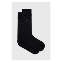 Bavlněné ponožky BOSS šedá barva, 50469837