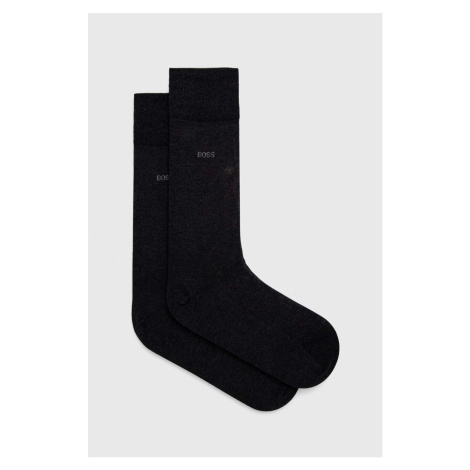 Bavlněné ponožky BOSS šedá barva, 50469837 Hugo Boss