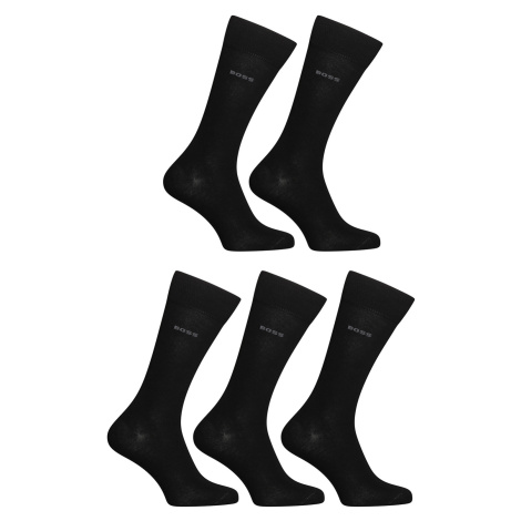 5PACK ponožky BOSS vysoké černé (50478221 001) Hugo Boss