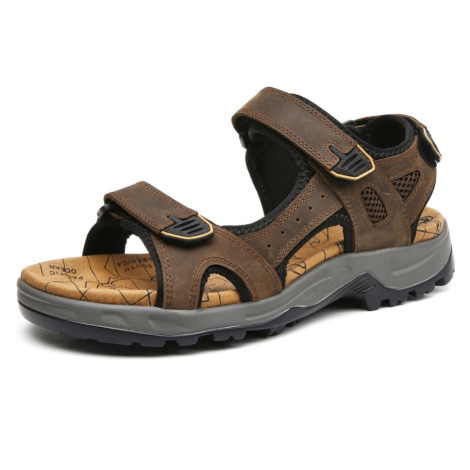 Kožené pánské sandály s pásky MIXI FASHION