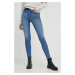 Džíny Wrangler High Rise Skinny Heath dámské, high waist