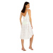 Litex Dámské plážové šaty 6E400 Bílá