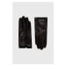 Kožené rukavice Calvin Klein dámské, černá barva