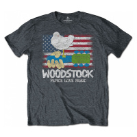 Woodstock tričko, Flag Grey, pánské