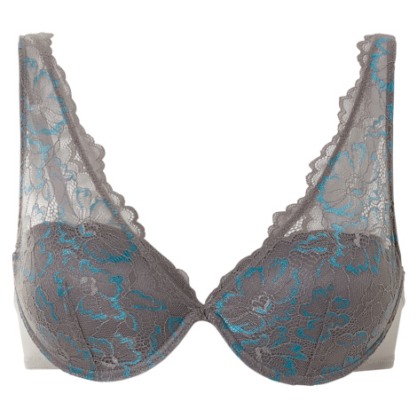 esmara® Dámská krajková podprsenka (šedá)