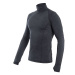 SENSOR MERINO BOLD pánské triko dl.rukáv roll neck anthracite gray