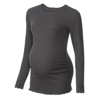 esmara® Dámské těhotenské triko s dlouhými rukávy (tmavě šedá)