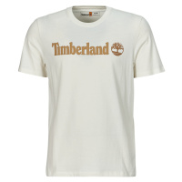 Timberland Linear Logo Short Sleeve Tee Bílá