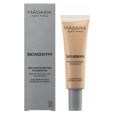 MÁDARA Polomatný Make-up s peptidy SKINONYM, Sand 30 ml