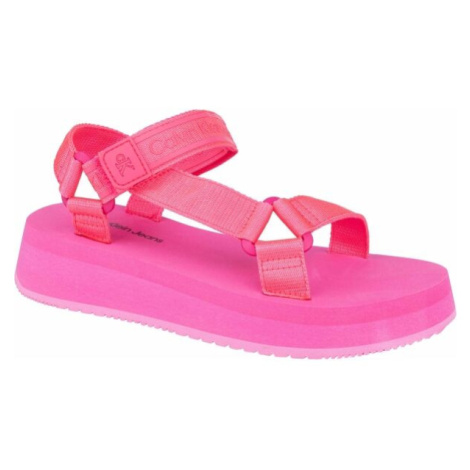 Calvin Klein PREFRESATO SANDAL 1 Dámské sandály, růžová, velikost