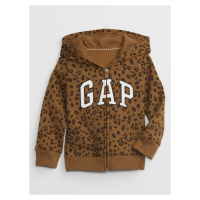 GAP Dětská mikina s logem leopard - Holky