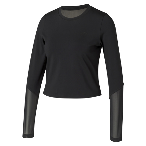 Crivit Dámské chladivé funkční triko s dlouhými rukávy (černá)