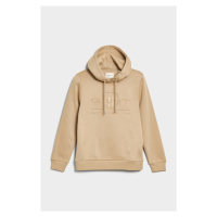 MIKINA GANT REG TONAL SHIELD HOODIE hnědá