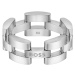 Hugo Boss Nadčasový pánský ocelový prsten Sway 1580551