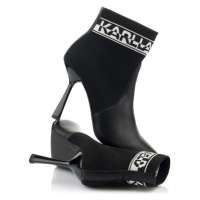 Kotníková obuv karl lagerfeld spekulum logo ankle černá