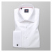 Pánská košile Slim Fit bílé barvy s hladkým vzorem 11389