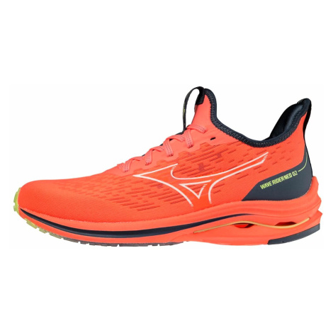 Dámské běžecké boty Mizuno Wave Rider Neo 2 Neon Flame/White