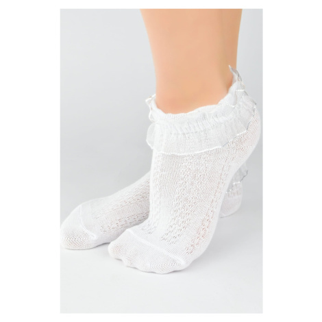 Dětské ponožky Noviti SB068 - tenké Bílá