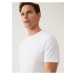 Bílé pánské bavlněné basic tričko Marks & Spencer