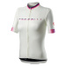 CASTELLI Cyklistický dres s krátkým rukávem - GRADIENT LADY - bílá/ivory/růžová