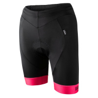 BIANCHI MILANO Cyklistické kalhoty krátké bez laclu - AVOLA LADY - černá/růžová