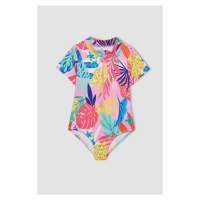 DEFACTO Girl's Patterned Short Sleeve Swimsuit