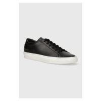 Kožené sneakers boty Common Projects Achilles Low White Sole černá barva, 1658