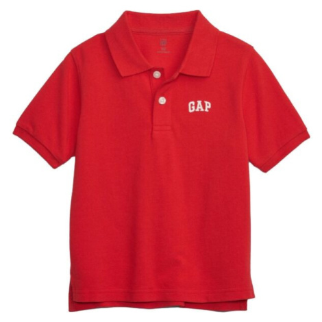 GAP V-IE LOGO POLO Chlapecké tričko, červená, velikost 5Y