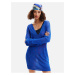 Modré dámské plážové šaty Desigual El Cairo