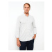 LC Waikiki Men's Slim Fit Long Sleeve Knitted Shirt