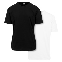 Oversized tričko 2-balení černá+bílá