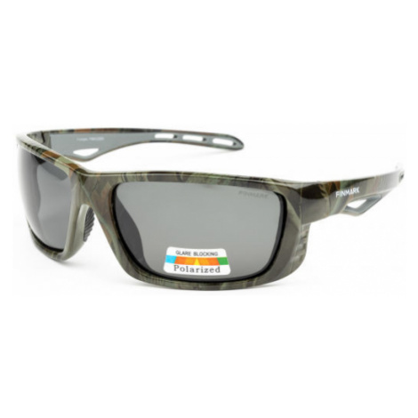 Finmark FNKX2004 Sportovní sluneční brýle, khaki, velikost