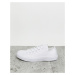 Converse Chuck Taylor All Star Ox white leather monochrome trainers