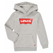 Levis BATWING SCREENPRINT HOODIE Šedá