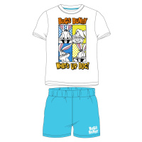 Looney Tunes licence Chlapecké pyžamo Looney Tunes 5204582, bílá / tyrkysová Barva: Bílá