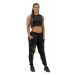 Nebbia High-Waist Joggers INTENSE Signature Black/Gold Fitness kalhoty