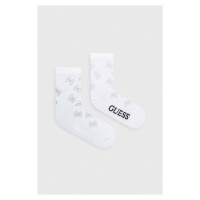 Ponožky Guess dámské, bílá barva, O3YY01 KBZU0