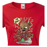 Dámské tričko Groot - pro fanoušky Strážci Galaxie