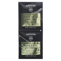 APIVITA Express Beauty Green Clay pleťová maska 2x8 ml