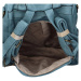 Módní koženkový kabelko/batoh Nicolas, modrá
