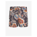 Oranžovo-šedé dámské květované kraťasy O'Neill LW WOVEN SHORTS -MIX ANDMATCH