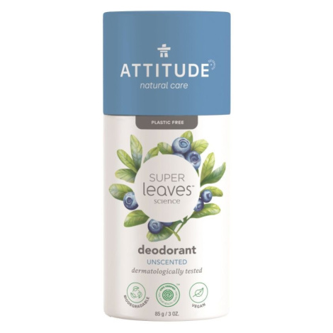ATTITUDE Super leaves Přírodní tuhý deodorant bez vůně 85 g