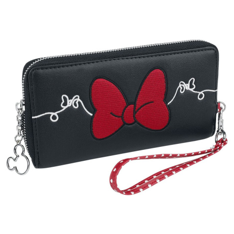 Mickey & Minnie Mouse Minnie Mouse Peněženka cervená/cerná
