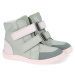 BABY BARE FEBO WINTER Grey Pink Asfaltico | Dětské zimní zateplené barefoot boty