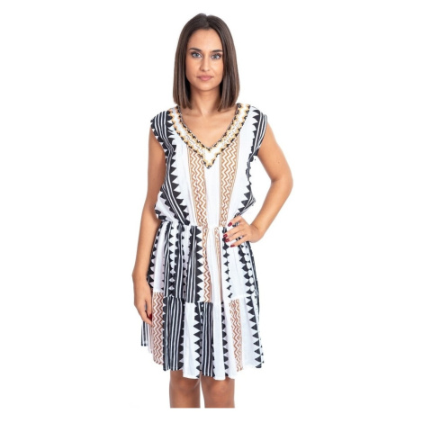 Isla Bonita By Sigris Krátké Šaty Černá