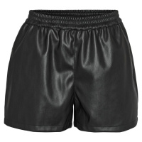Noisy May NMandy PU HW Shorts WVN NOOS Dámské šortky černá