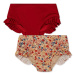 Dětské plavkové kalhotky Konges Sløjd 2-pack červená barva